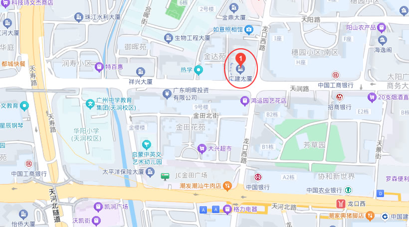 Guangzhou Yi Fan Exhibition Co.Ltd--Map Yi Fan Address map